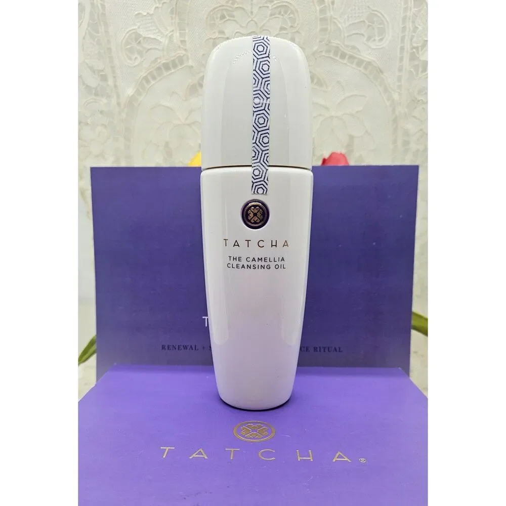 Tatcha Camellia Cleanser Oil 150ML NEW SEALED & Rice Polish GENTLE 60G NIB SET